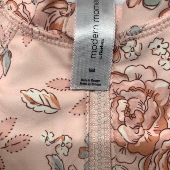 Toddler One Piece Floral Bathing Suit 18 months - Picture 3 of 4